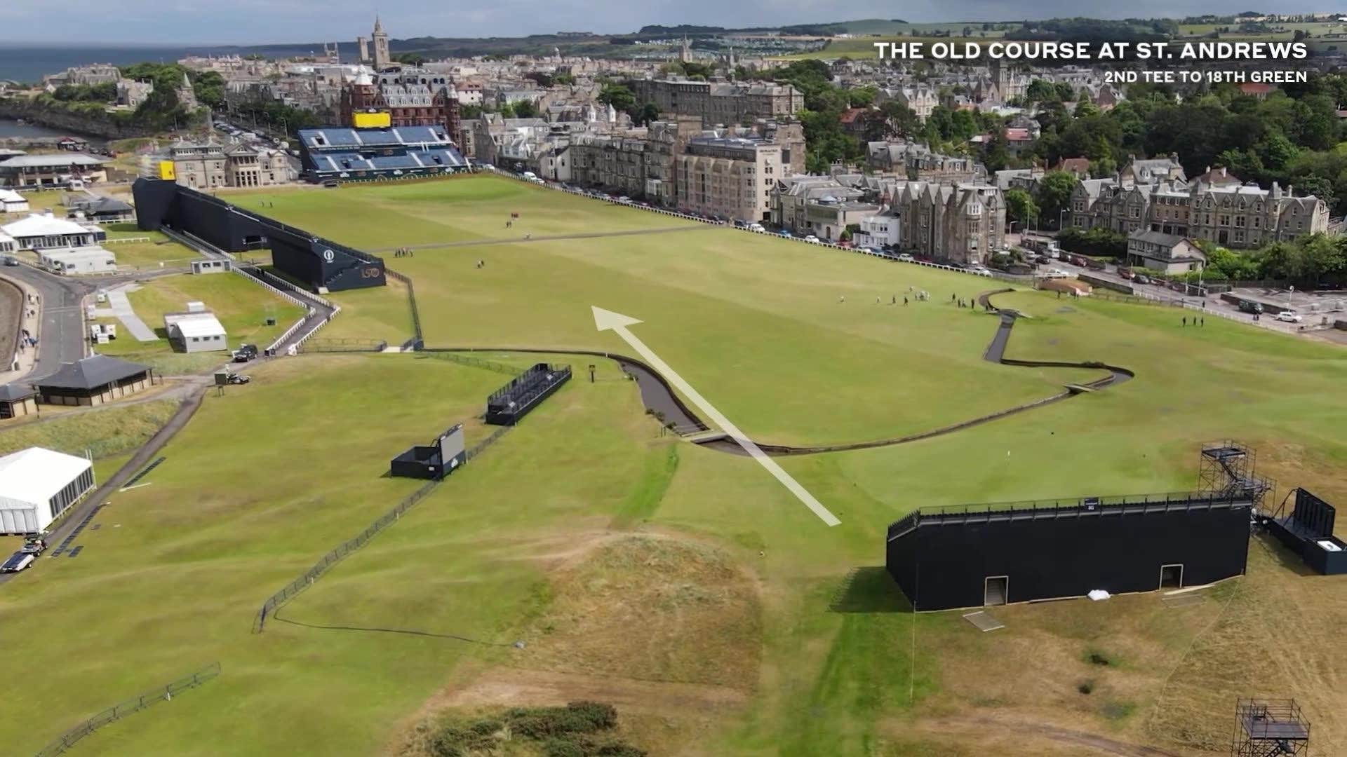 The Closing Stretch on The Old Course Reversed