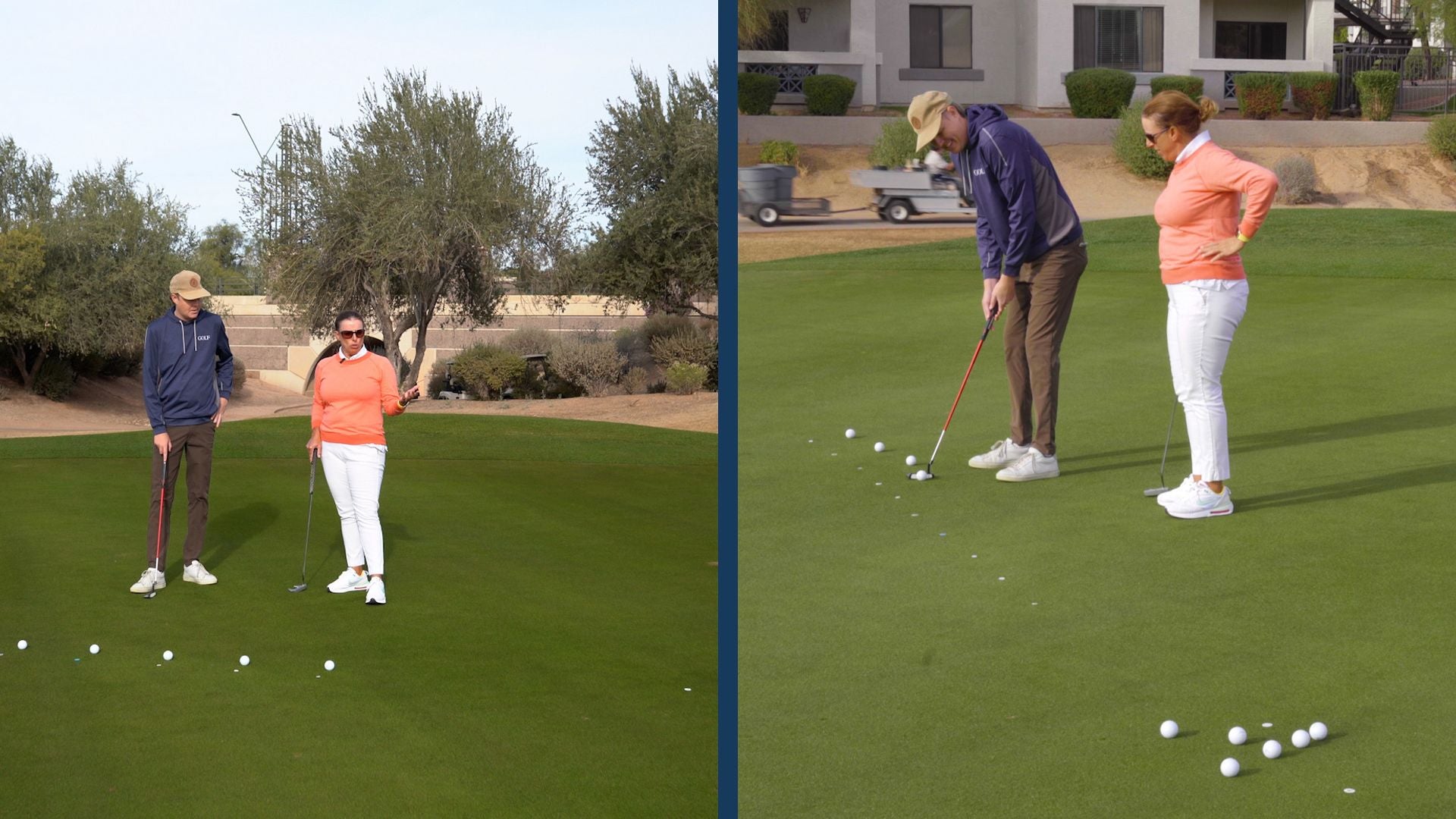 Do this warm-up drill to dial in your speed on the greens