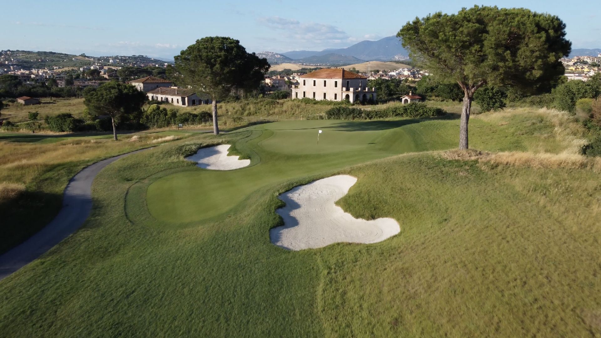 Views above Marco Simone, Italy's first Ryder Cup venue