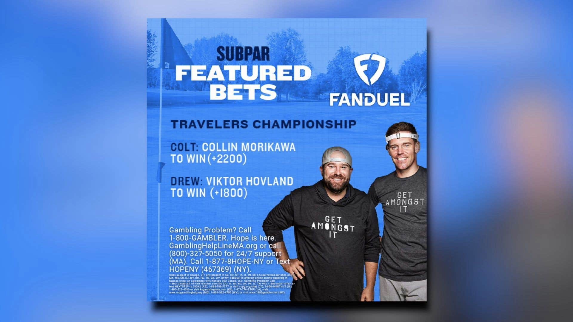 Subpar's FanDuel Picks of the Week for the Travelers Championship