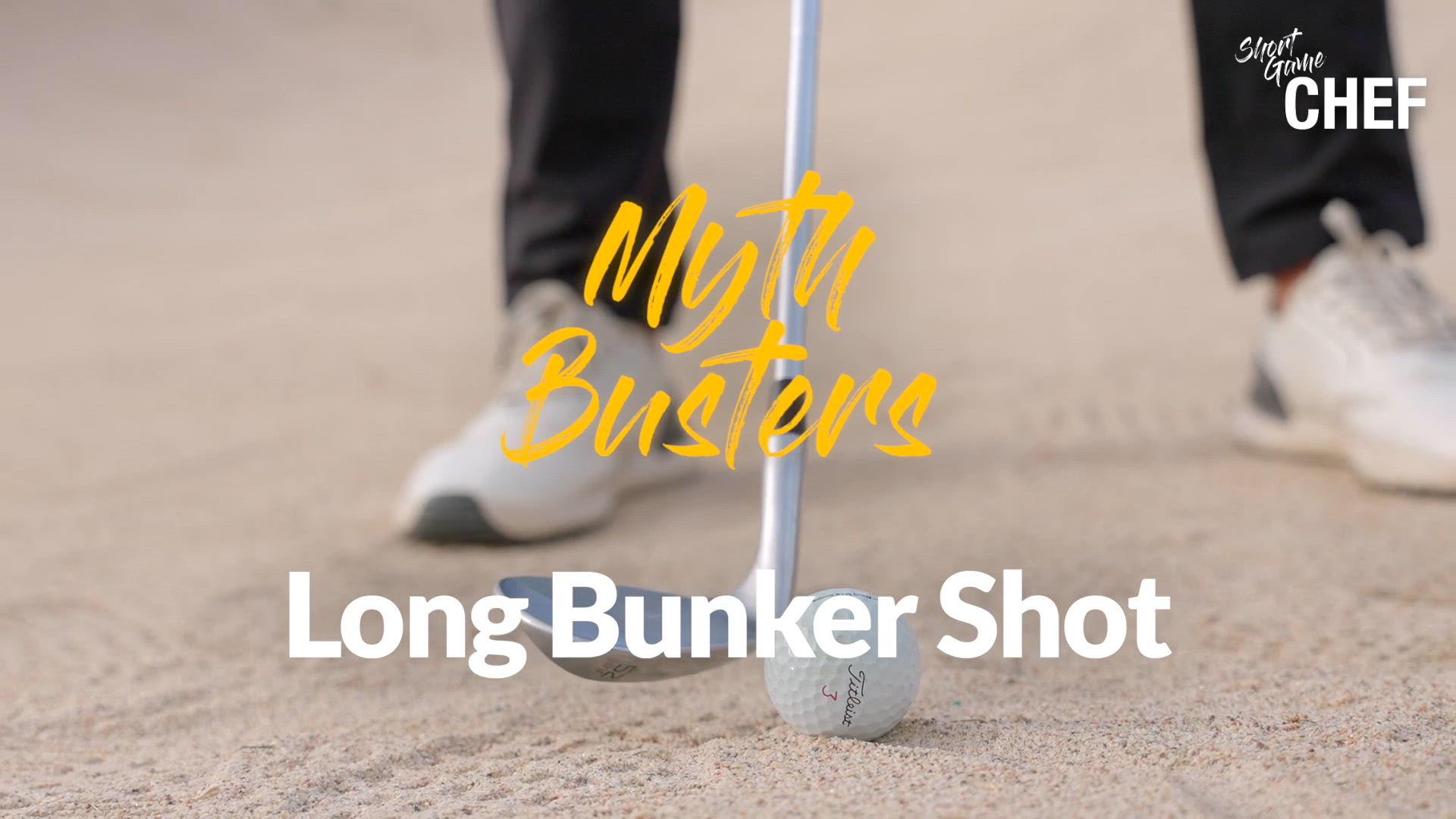 The easiest way to hit a long bunker shot, approved by the pros