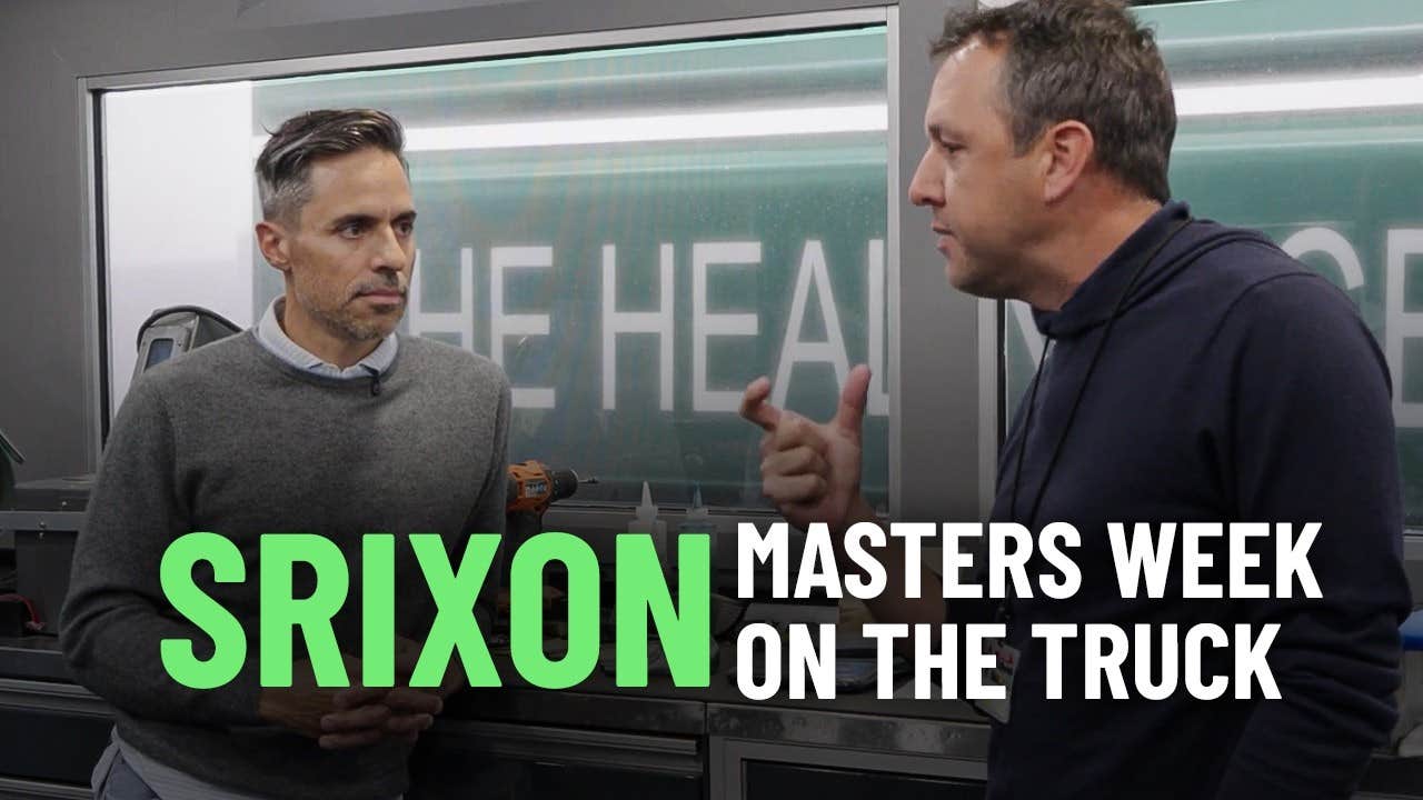 INSIDE the Srixon tour truck at the Masters