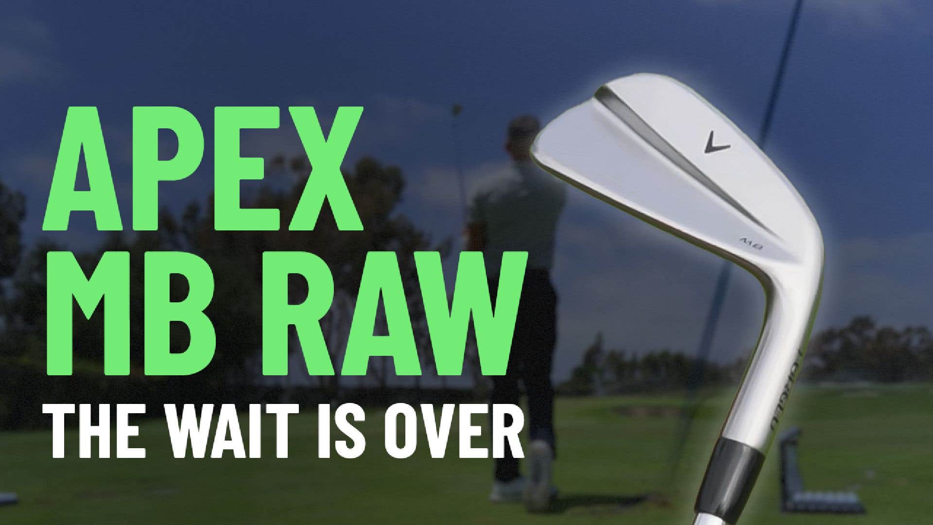 The Apex MB Raw irons are FINALLY here