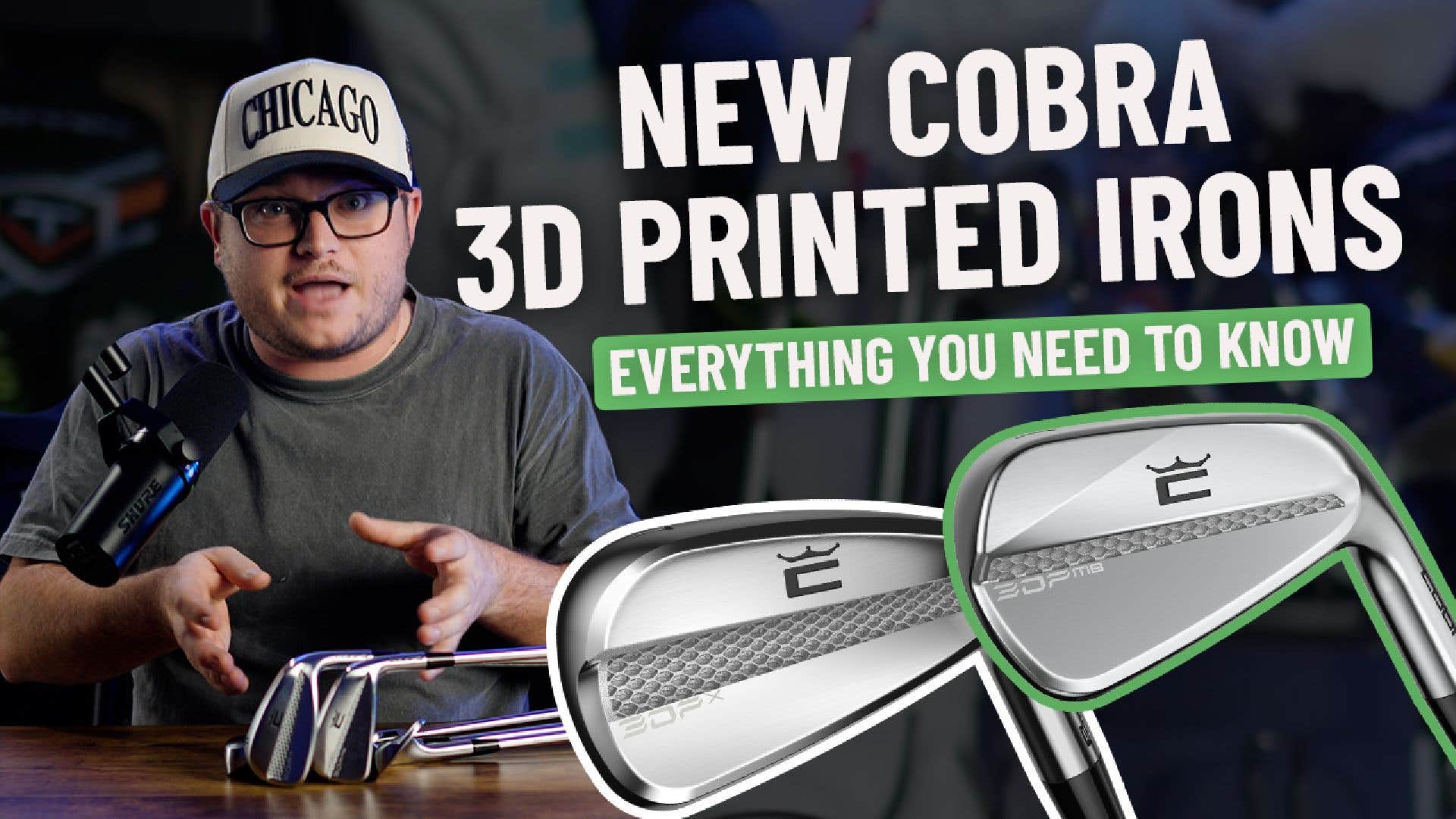 NEW COBRA 3DP MB and 3DP X IRONS! 