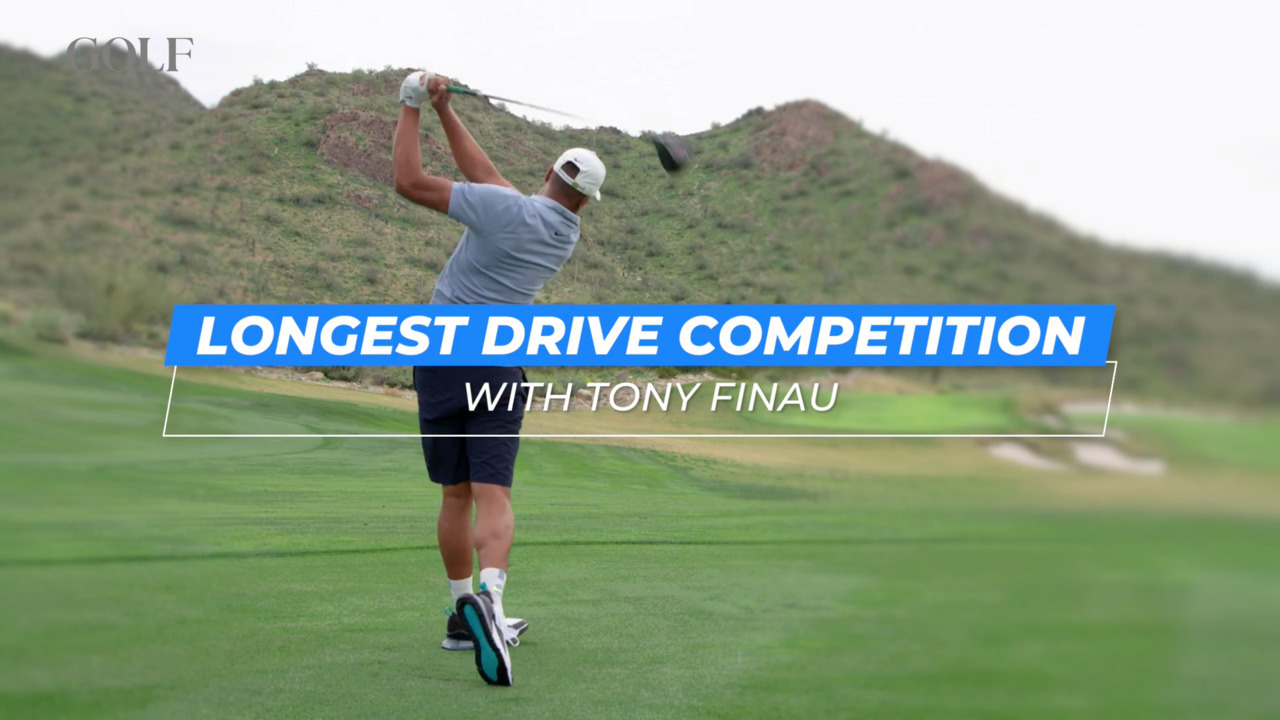 Long Drive Competition with Tony Finau