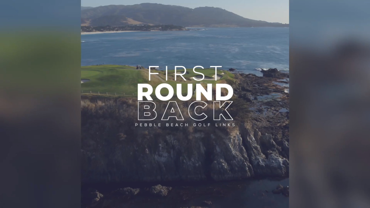 First Round Back: Pebble Beach Golf Links
