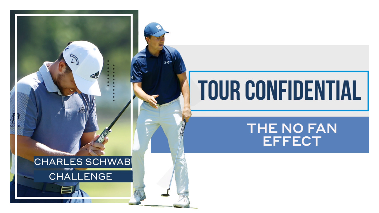 Who was affected by not having fans in attendance at the Charles Schwab Challenge?