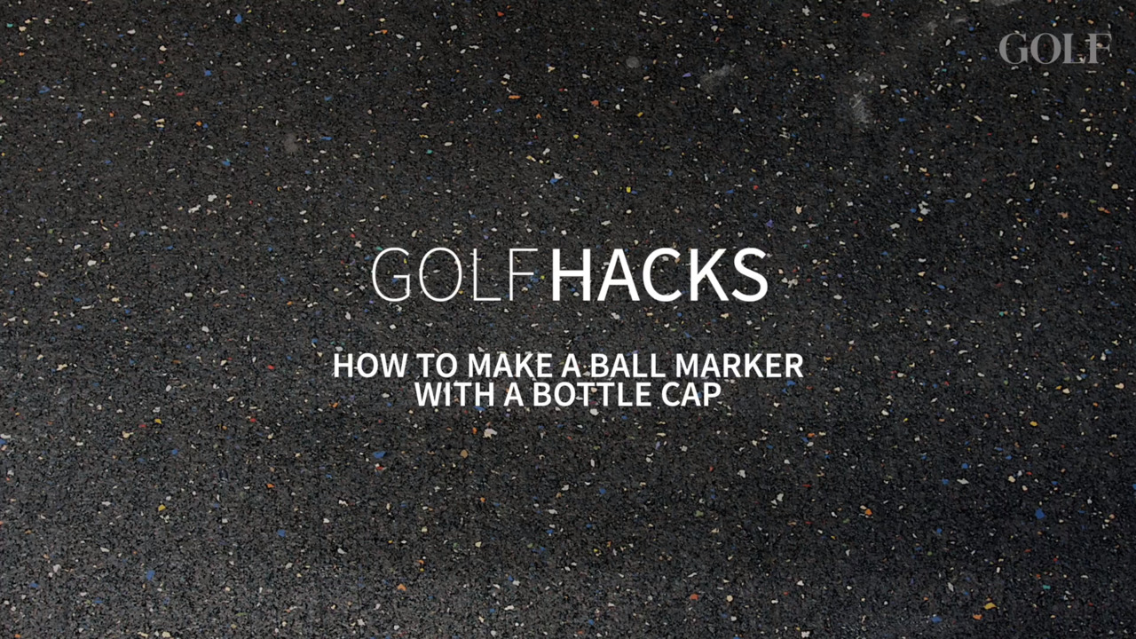 GOLF Hacks: How to make a ball marker with a bottle cap