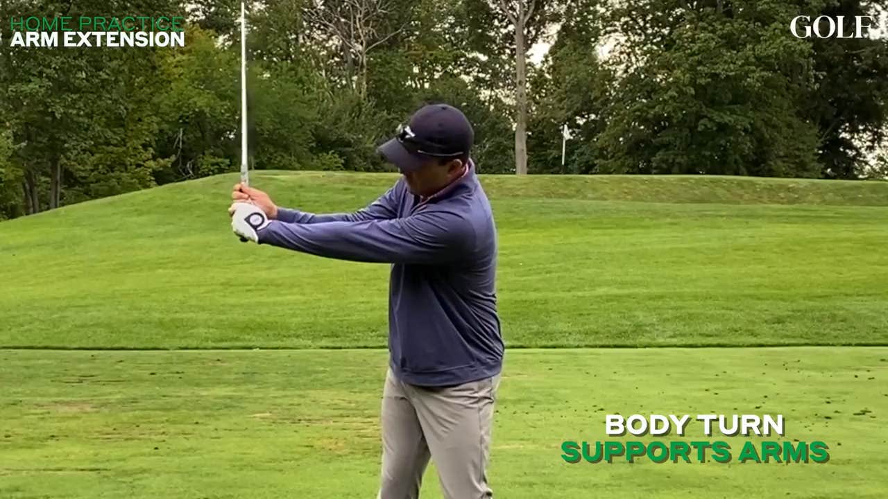 Home Practice: Arm Extension - Golf