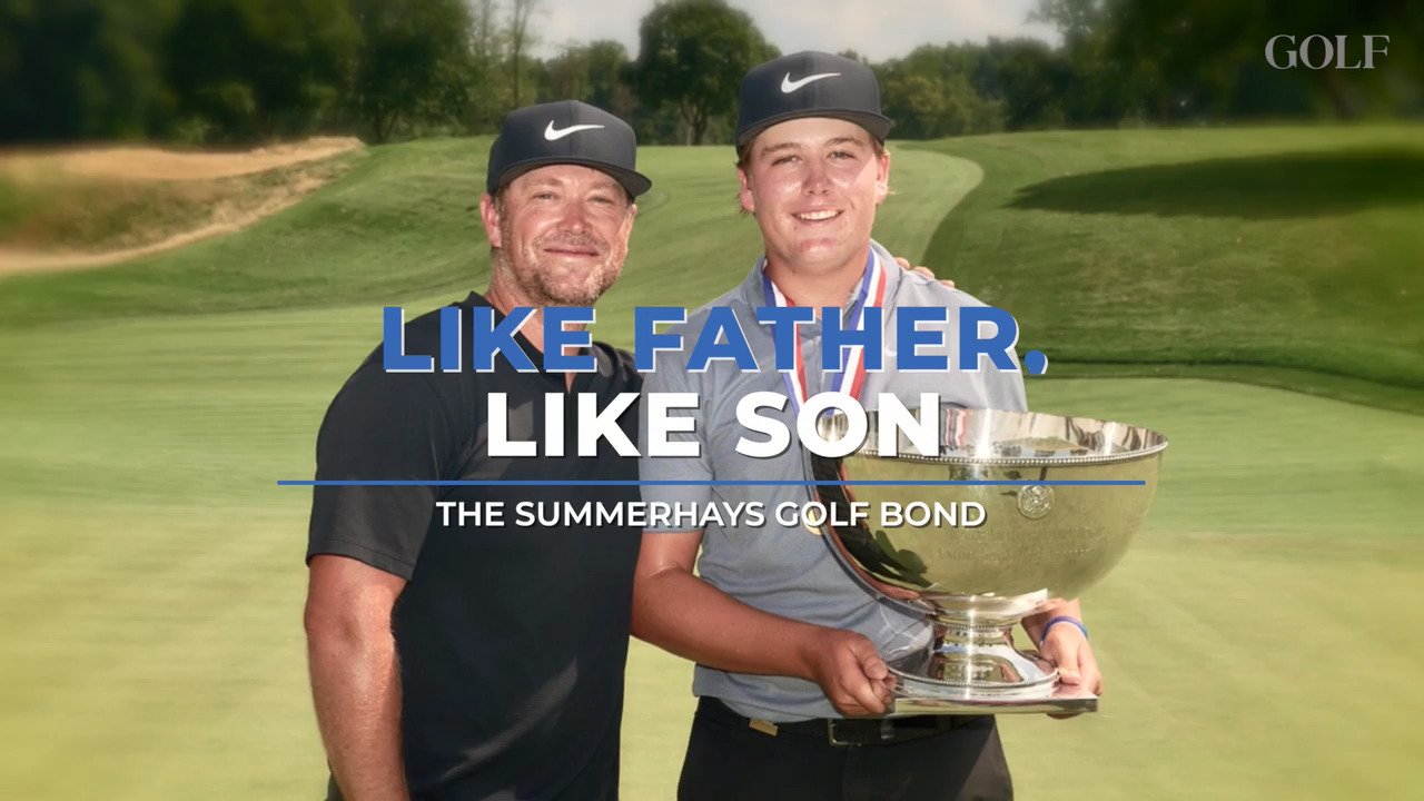 The father-son duo that's ready for Winged Foot