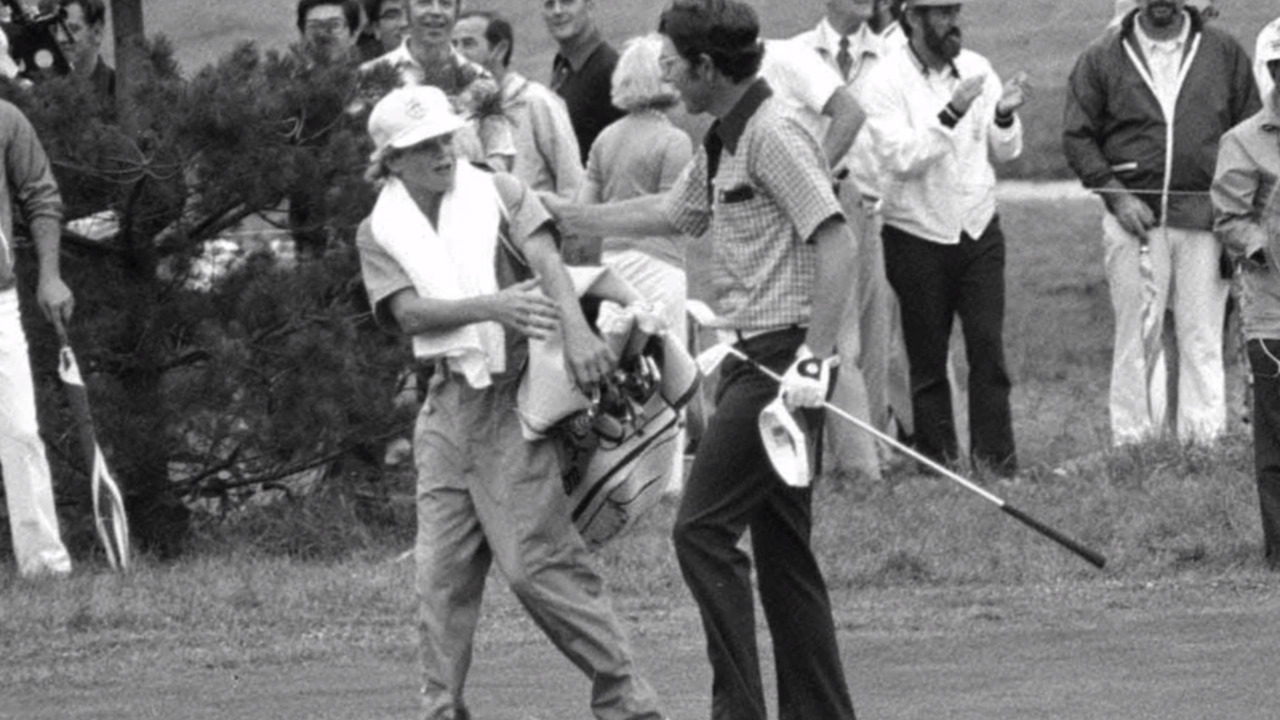 Hale Irwin reunites with teen caddie who helped him win the 1974 U.S. Open
