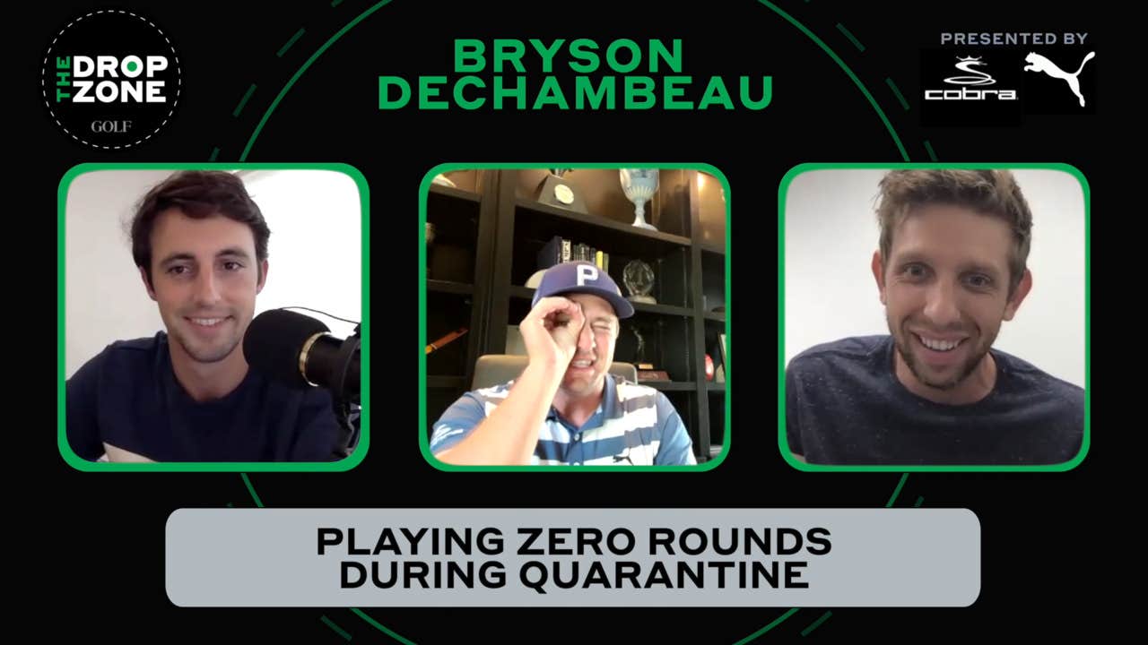 Bryson DeChambeau explains why he (almost) never plays golf on the golf course
