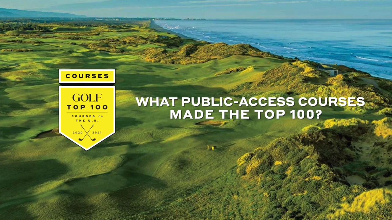What public-access courses made the top 100?