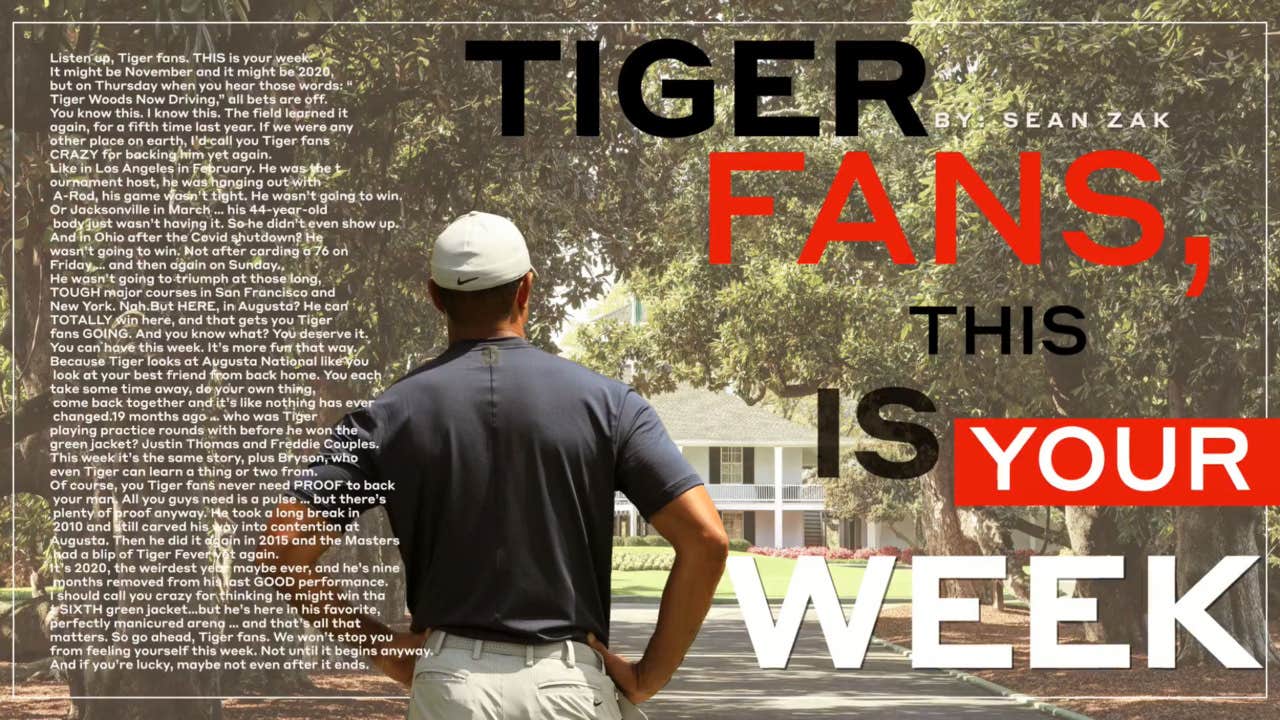 Tiger fans, this is your week