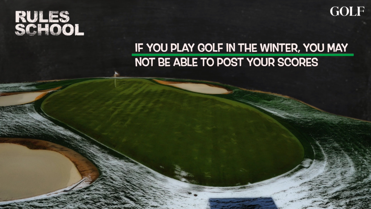 Can you post scores in the winter?