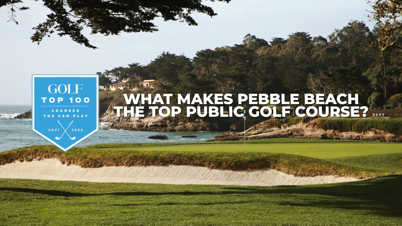 What makes Pebble Beach GOLF's top public course?