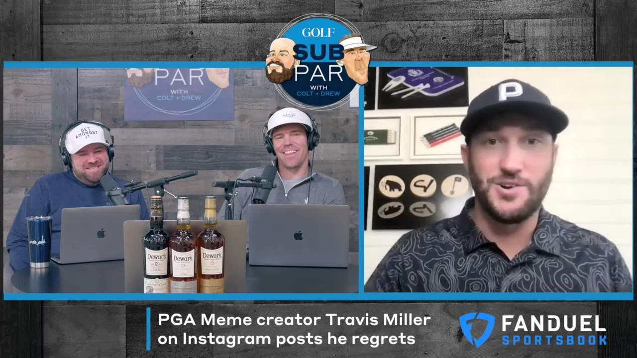 GOLF's Subpar: PGA Memes creator Travis Miller on Instagram posts he regrets