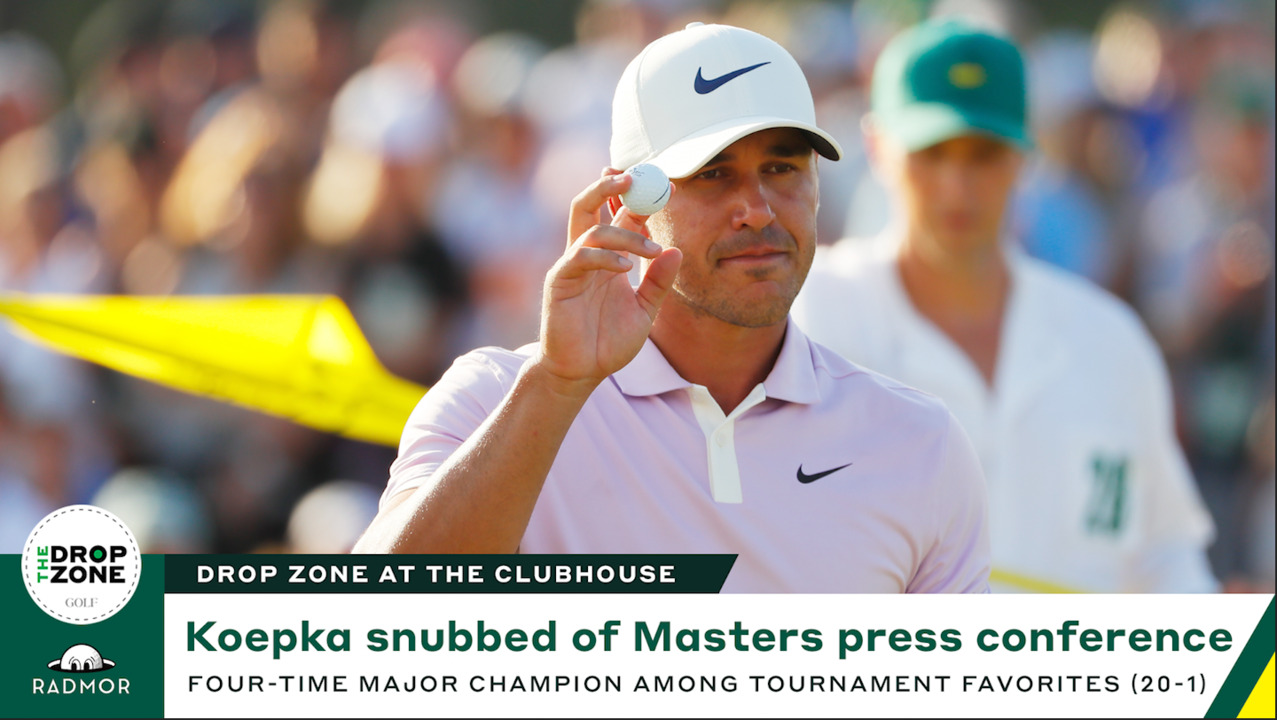Drop Zone: It's officially major season. So why isn't anyone talking about Brooks Koepka?