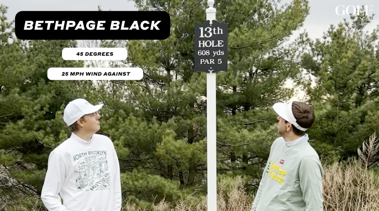 What it's like for golfers of all skill levels to play this Bethpage Black monster par 5