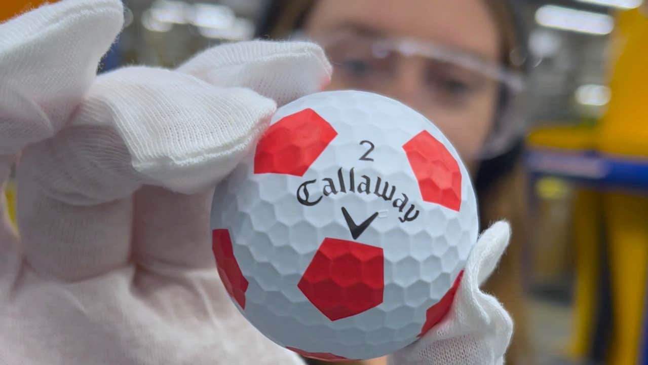 From start to finish, watch how golf balls are made at Callaway's facility here in the U.S.