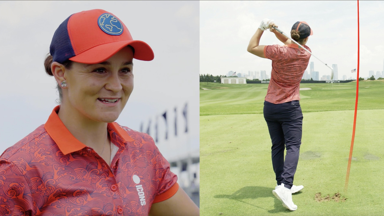 Tennis star Ash Barty is taking her golf game to the next level