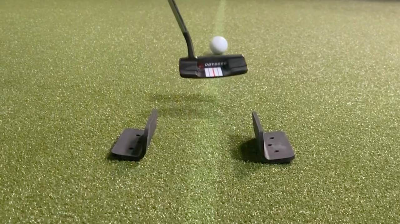 Straighten your putting stroke with this easy-to-use training aid