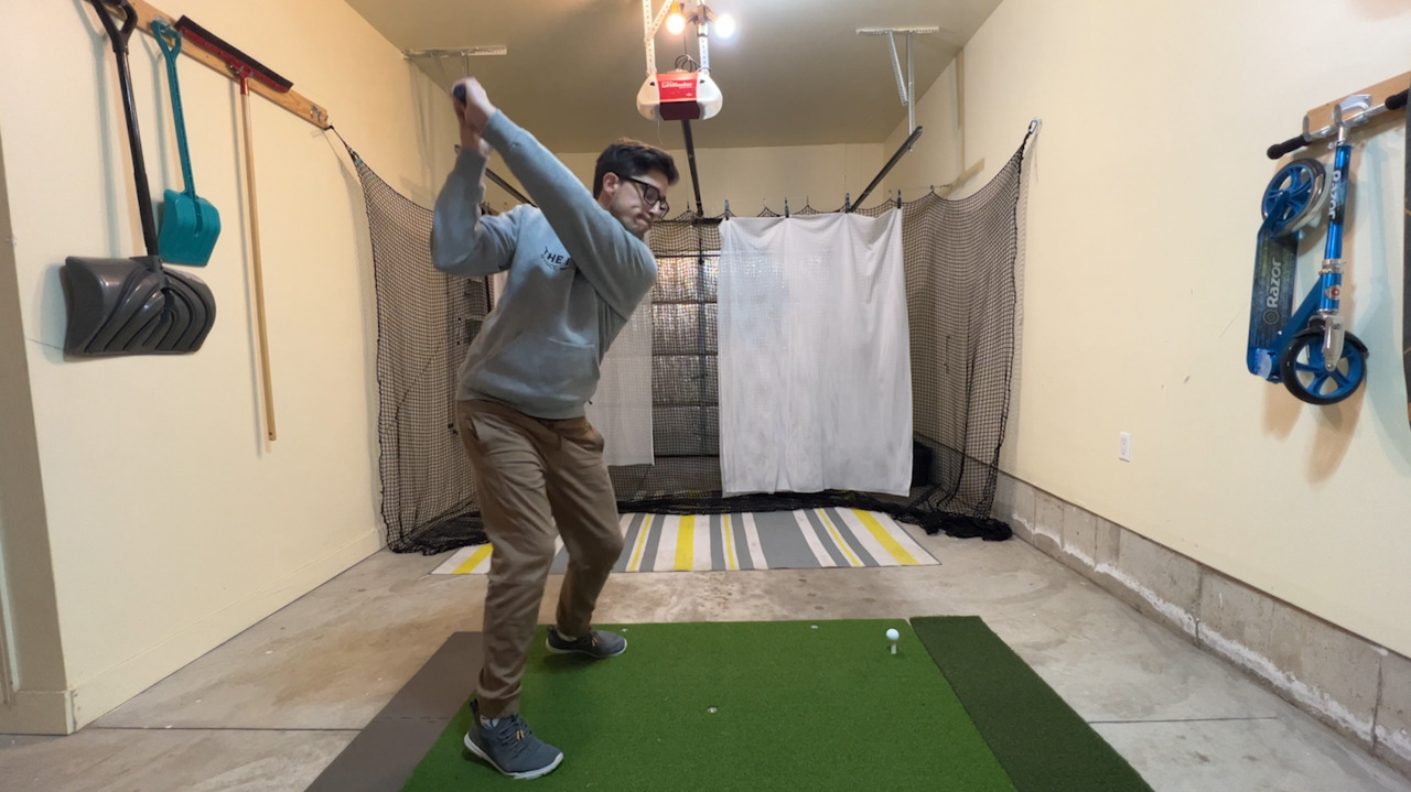 How to build an affordable, practical hitting bay in your own home