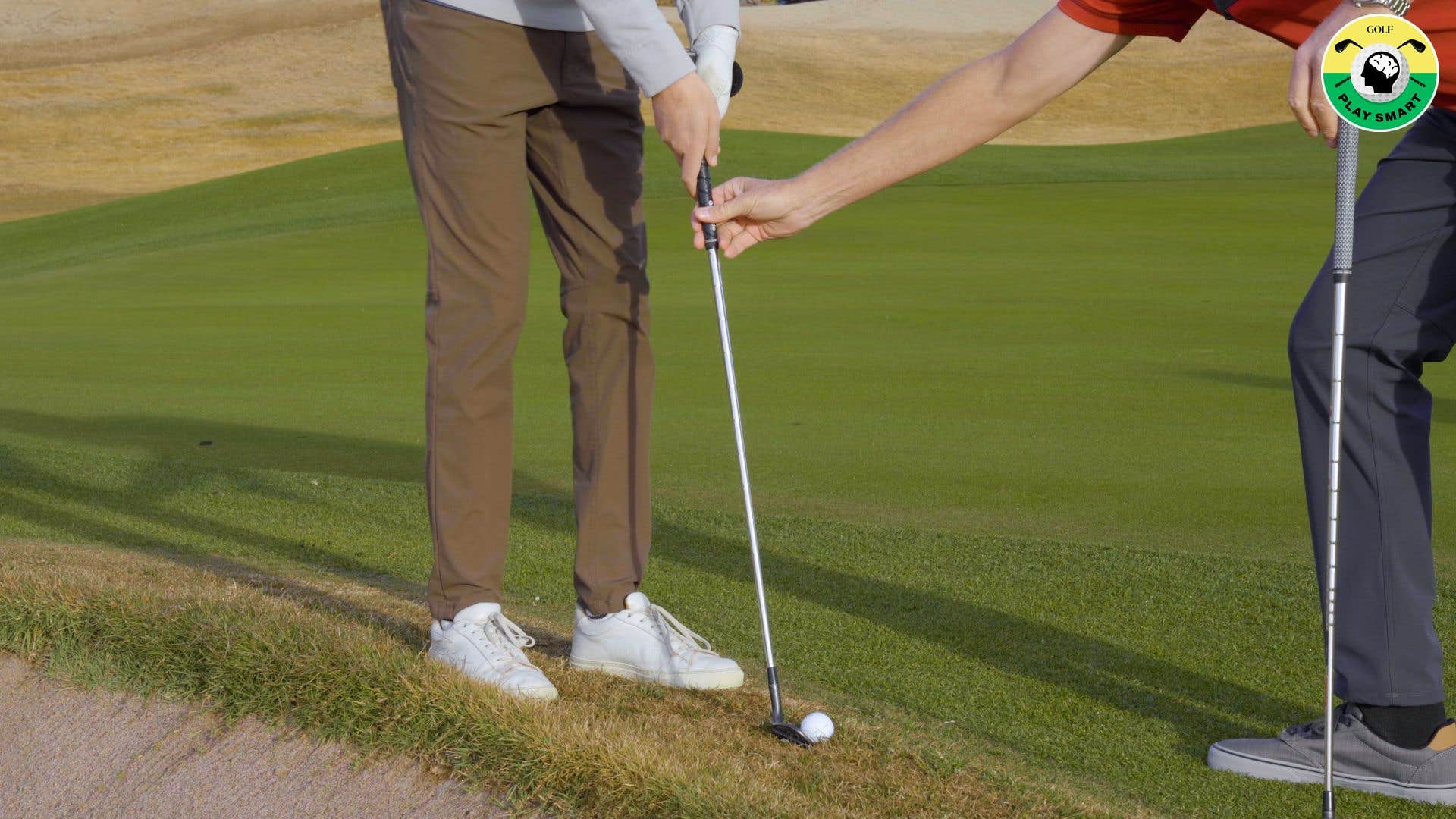 Tough lie around the greens? Remember to do this