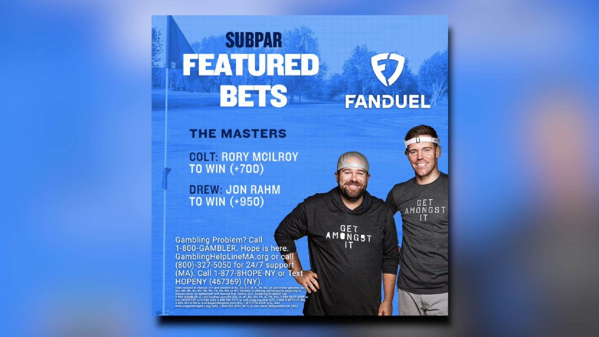 Subpar's FanDuel Picks of the Week for the Masters