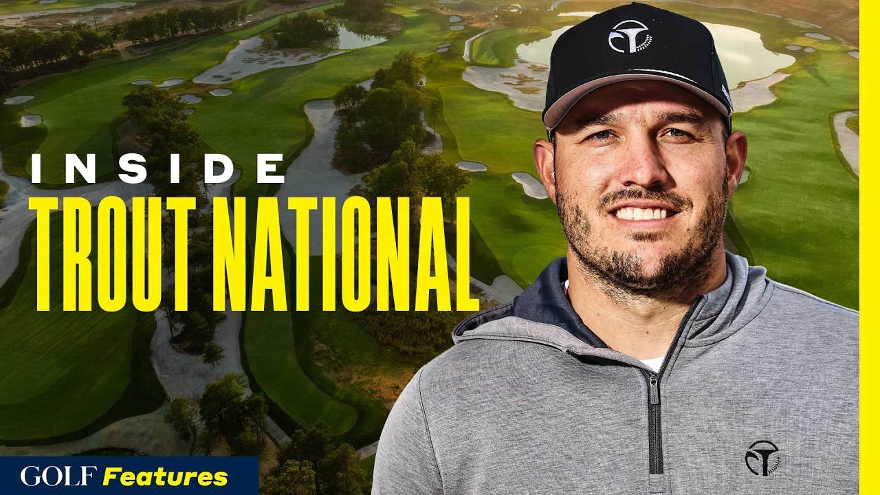 Inside Mike Trout's epic, Tiger Woods-designed personal golf course