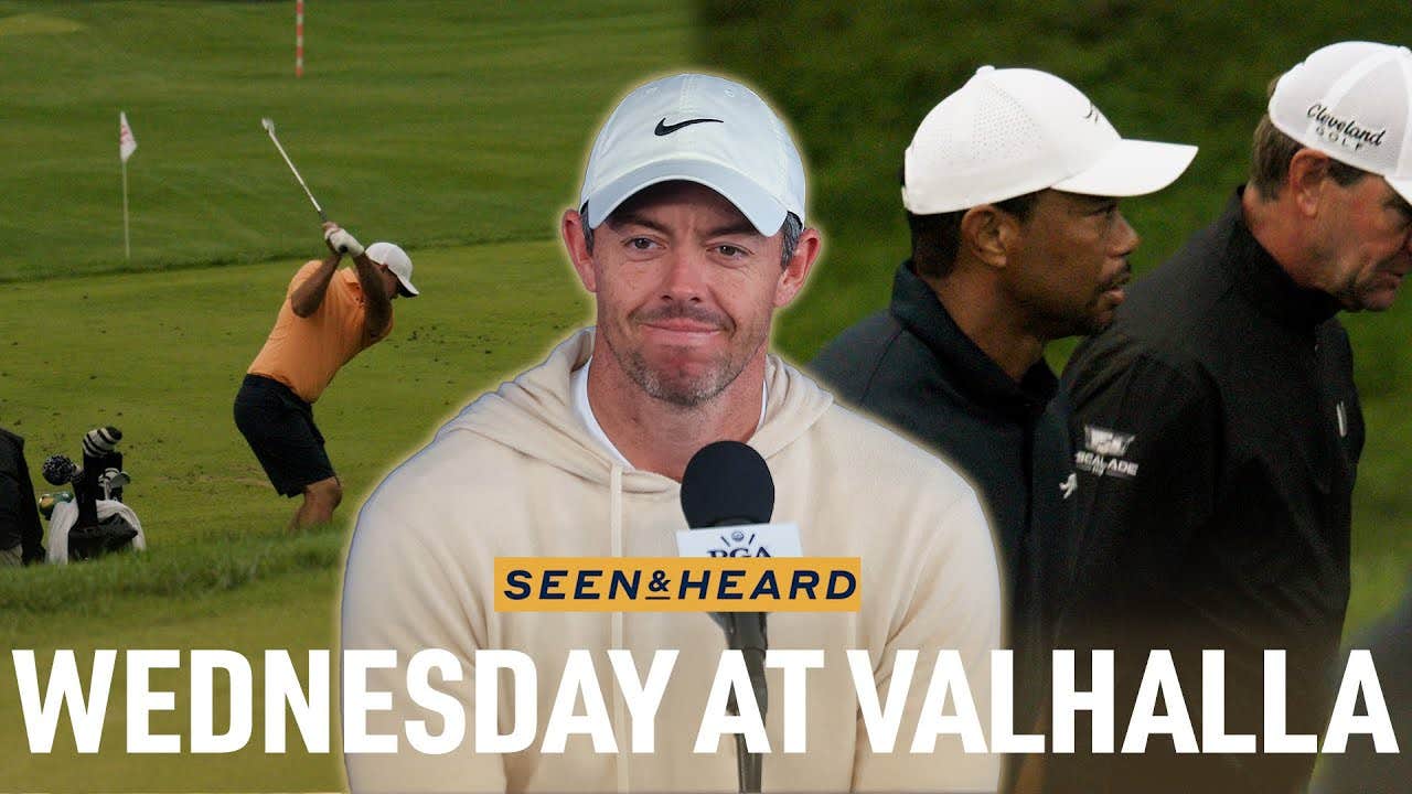 Rory McIlroy’s striking PGA appearance, Tiger Woods hunting | Seen & Heard at Valhalla