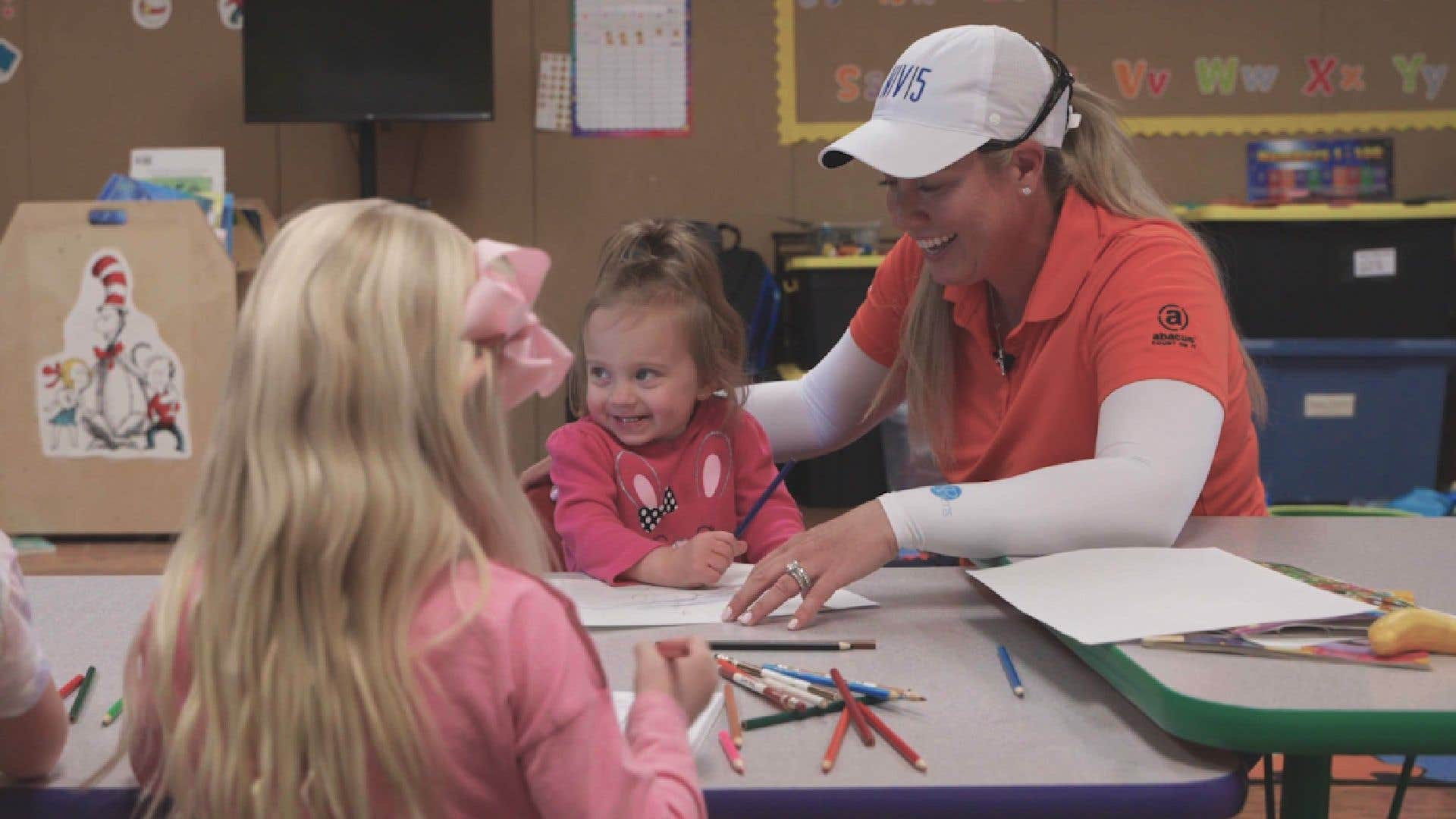 What it's like to be a working mom of two on the LPGA Tour