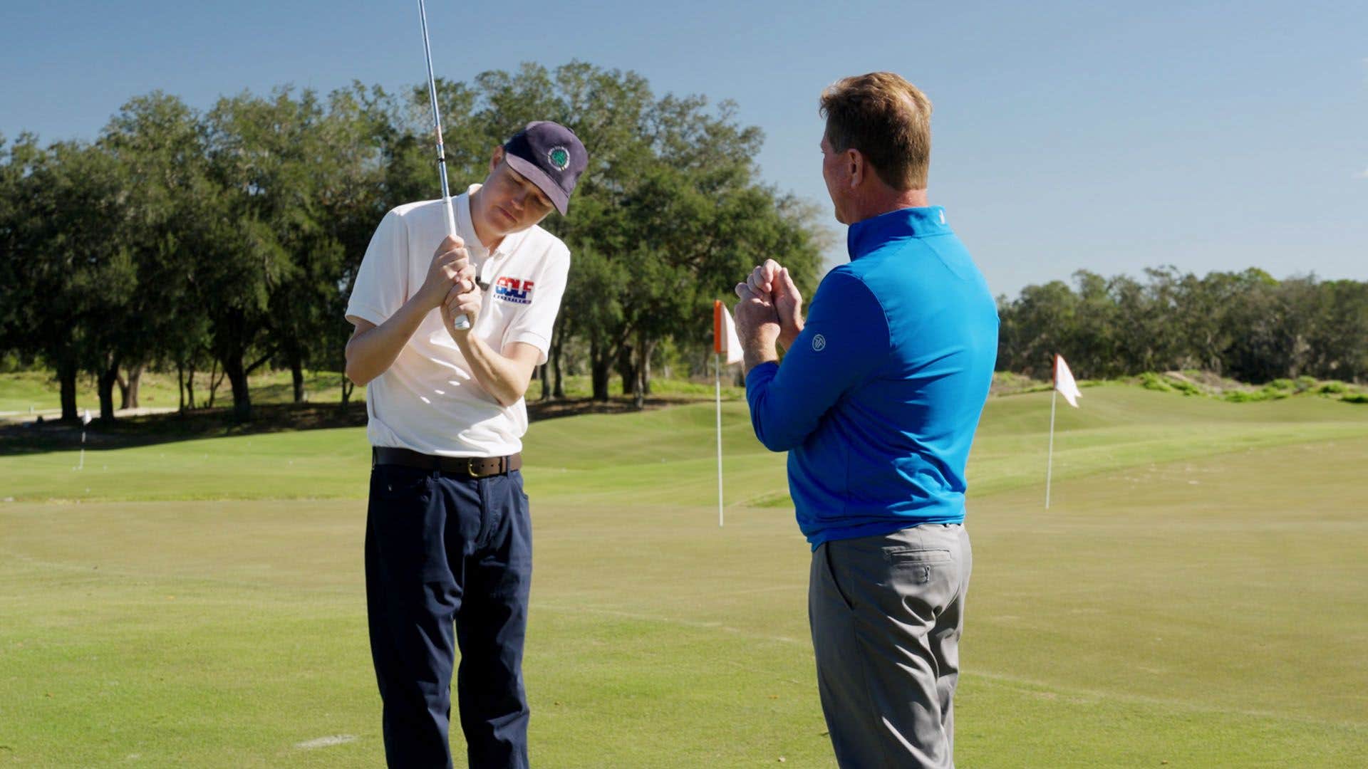 This grip tweak creates tons of spin around the greens