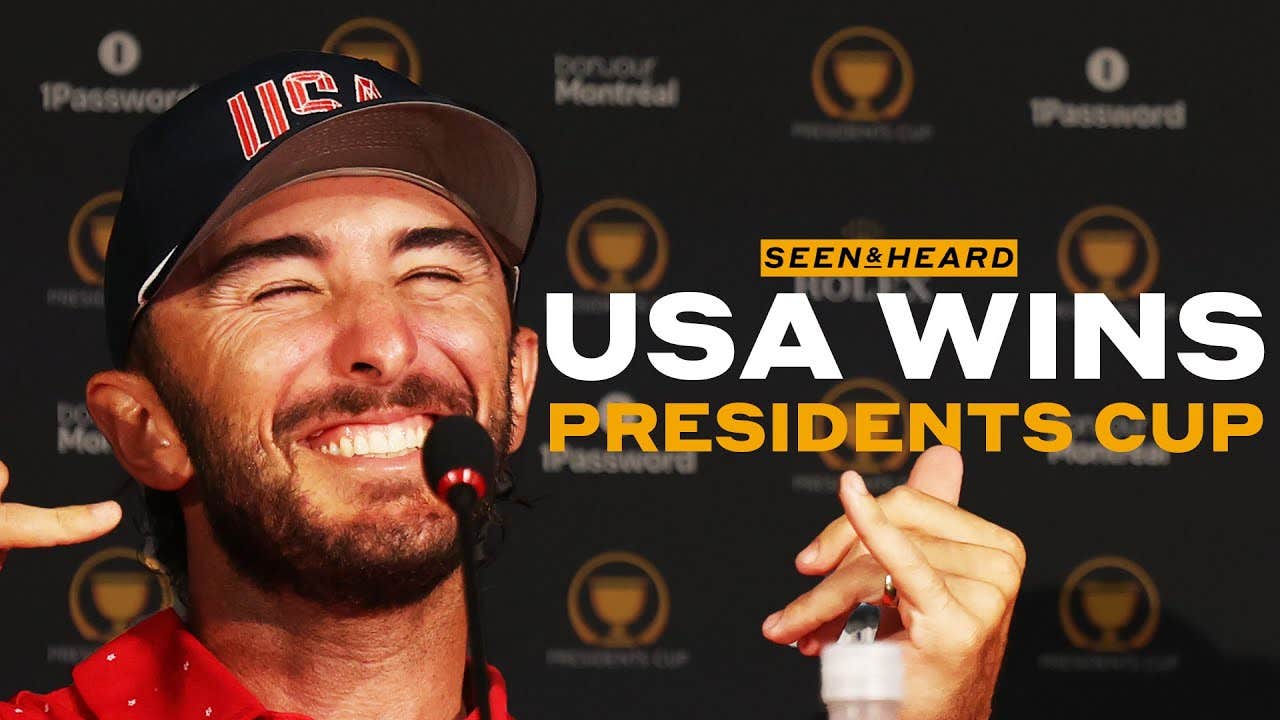 2024 Presidents Cup: Hilarious U.S. Press Conference Moments