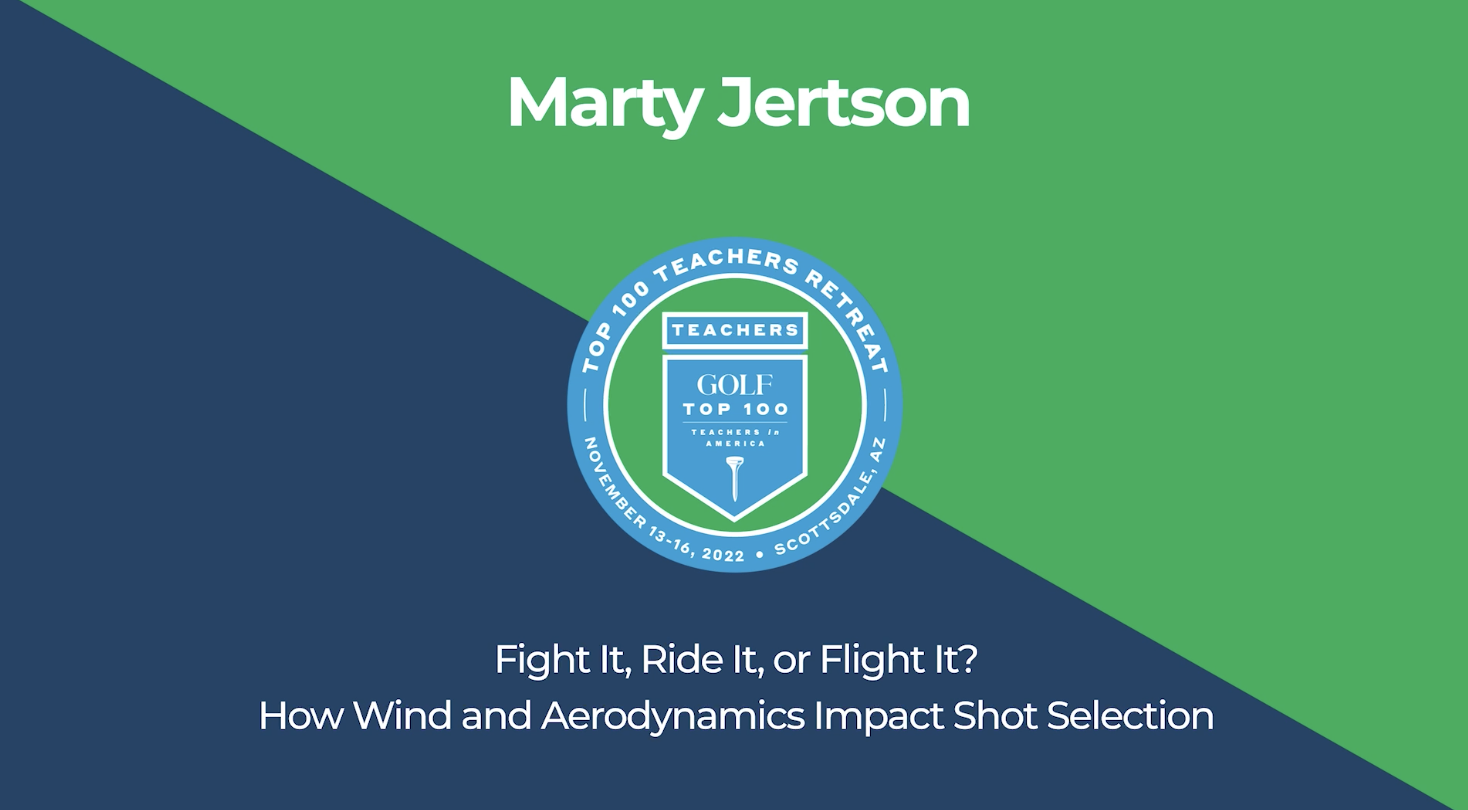 InsideGOLF Exclusive: Ping's Marty Jertson discusses how wind and aerodynamics impact shot selection